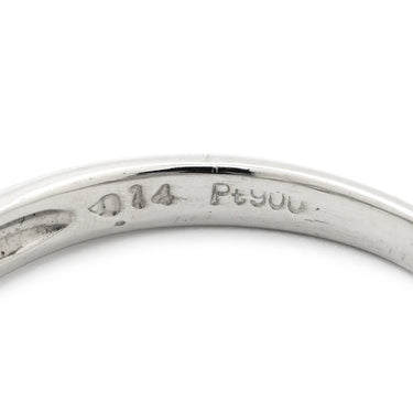 ノンブランド NON BRAND I1 ダイヤ 0.301ct プラチナシルバー Pt900 ダイヤモンド リング 指輪 プラチナム Pt900 3P 3石 3粒 トリロジー スリーストーン 11号