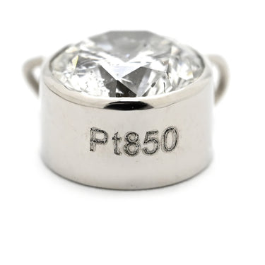 ノンブランド NON BRAND ダイヤモンド プラチナシルバー Pt850 ダイヤモンド ペンダントトップ Pt850 プラチナ ネックレストップ 1P 1石 1粒 ソリティア
