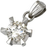 ノンブランド NON BRAND ダイヤモンド 0.54ct プラチナシルバー Pt ダイヤモンド Pt900(バチカン) ペンダントトップ Pt×Pt900 プラチナ 1P 1石 1粒 ソリティア 6本爪 鬼爪