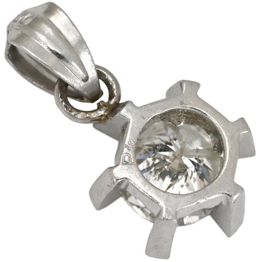 ノンブランド NON BRAND ダイヤモンド 0.54ct プラチナシルバー Pt ダイヤモンド Pt900(バチカン) ペンダントトップ Pt×Pt900 プラチナ 1P 1石 1粒 ソリティア 6本爪 鬼爪