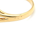 ノンブランド NON BRAND ダイヤ 0.73ct イエローゴールド K18YG ダイヤモンド リング 指輪 Au750 18K 18金 9P 9石 9粒 フラワーモチーフ 花 クラスターセッティング 11.5号