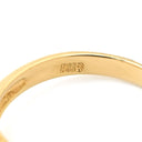 ノンブランド NON BRAND ダイヤ 0.73ct イエローゴールド K18YG ダイヤモンド リング 指輪 Au750 18K 18金 9P 9石 9粒 フラワーモチーフ 花 クラスターセッティング 11.5号