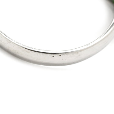 ノンブランド NON BRAND ヒスイ 2.46ct ダイヤモンド プラチナシルバー Pt900 ヒスイ ダイヤモンド リング 指輪 緑 グリーン 翡翠 ひすい ジェダイト プラチナ900 14号