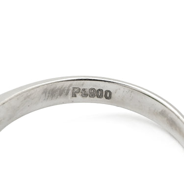 ノンブランド NON BRAND ヒスイ 2.46ct ダイヤモンド プラチナシルバー Pt900 ヒスイ ダイヤモンド リング 指輪 緑 グリーン 翡翠 ひすい ジェダイト プラチナ900 14号