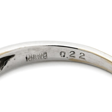 ノンブランド NON BRAND SI1 ダイヤ 0.380ct ホワイトゴールド K18WG ダイヤモンド リング 指輪 K18WG Au750 18K 18金 ファンシーブラウン テーパーカット 13.5号