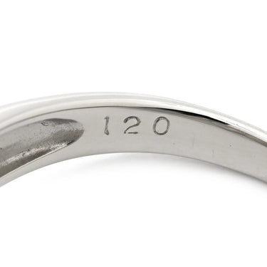 ノンブランド NON BRAND ダイヤ 1.20ct プラチナシルバー Pt850 ダイヤモンド リング 指輪 Pt850 プラチナ パヴェ メレダイヤ 4列 4連 ウェーブ 11号