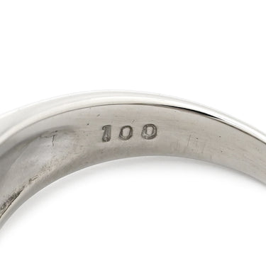 ノンブランド NON BRAND ダイヤモンド 1.0ct プラチナシルバー Pt900 ダイヤモンド リング 指輪 Pt900 パヴェ メレダイヤ 3列 3連 3ライン 幅広 ボリュームリング 13.5号