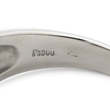 ノンブランド NON BRAND ダイヤモンド 1.0ct プラチナシルバー Pt900 ダイヤモンド リング 指輪 Pt900 パヴェ メレダイヤ 3列 3連 3ライン 幅広 ボリュームリング 13.5号