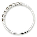 ノンブランド NON BRAND ダイヤモンドリング 0.20ct ホワイトゴールド K18WG ダイヤモンド リング 指輪 一文字 ダイヤ 18K 750 WG 12号
