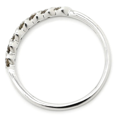 ノンブランド NON BRAND ダイヤモンドリング 0.20ct ホワイトゴールド K18WG ダイヤモンド リング 指輪 一文字 ダイヤ 18K 750 WG 12号