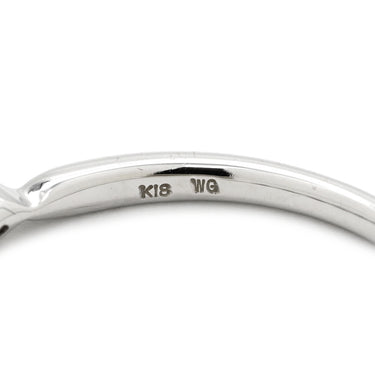 ノンブランド NON BRAND ダイヤモンドリング 0.20ct ホワイトゴールド K18WG ダイヤモンド リング 指輪 一文字 ダイヤ 18K 750 WG 12号