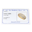 ノンブランド NON BRAND ダイヤモンド 1.50ct ルビー 0.56ct イエローゴールド K18YG ダイヤモンド ルビー リング 指輪 K18 Au750 YG パヴェダイヤ 月甲丸 ドーム 11号