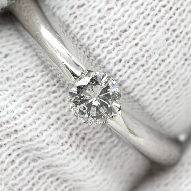 ノンブランド NON BRAND ダイヤモンド 0.21ct プラチナシルバー Pt900 ダイヤモンド リング 指輪 1石 1粒 1P ブリリアントカット プラチナ900 11号