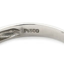 ノンブランド NON BRAND ダイヤモンド 0.21ct プラチナシルバー Pt900 ダイヤモンド リング 指輪 1石 1粒 1P ブリリアントカット プラチナ900 11号