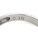 ノンブランド NON BRAND ダイヤ 0.15ct 0.17ct プラチナシルバー Pt900 ダイヤモンド リング 指輪 Pt900 9P 9石 9粒 フラワー 花モチーフ 5.5号