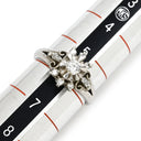 ノンブランド NON BRAND ダイヤ 0.15ct 0.17ct プラチナシルバー Pt900 ダイヤモンド リング 指輪 Pt900 9P 9石 9粒 フラワー 花モチーフ 5.5号