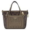 ルイヴィトン LOUIS VUITTON ネヴァーフル インサイドアウト BB M12109 モノグラム×ダークファンゴ モノグラムキャンバス グレインレザー 2WAYバッグ ゴールド金具 リバーシブル グレージュ