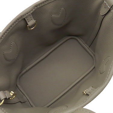 ルイヴィトン LOUIS VUITTON ネヴァーフル インサイドアウト BB M12109 モノグラム×ダークファンゴ モノグラムキャンバス グレインレザー 2WAYバッグ ゴールド金具 リバーシブル グレージュ