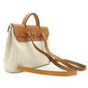 エルメス HERMES エールバッグ アドPM ナチュラル キャンバス トワルアッシュ ヴァッシュハンター リュック・デイパック シルバー金具 替えバッグ・ストッパー欠品