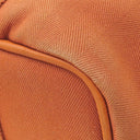 エルメス HERMES ヴァルパライソPM ポティロン トワルシェブロン レザー ハンドバッグ シルバー金具 オレンジ ポーチ欠品