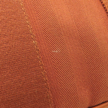 エルメス HERMES ヴァルパライソPM ポティロン トワルシェブロン レザー ハンドバッグ シルバー金具 オレンジ ポーチ欠品