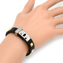 エルメス HERMES ミニドッグ クルー カレ ブラック スイフト メタル T2 ブレスレット ゴールド金具 シルバー金具 黒