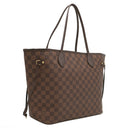 ルイヴィトン LOUIS VUITTON ネヴァーフルMM N51105 ダミエエベヌ ダミエキャンバス トートバッグ ゴールド金具 茶 赤 ショルダーバッグ 肩掛け