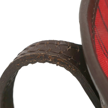 ルイヴィトン LOUIS VUITTON ネヴァーフルMM N51105 ダミエエベヌ ダミエキャンバス トートバッグ ゴールド金具 茶 赤 ショルダーバッグ 肩掛け