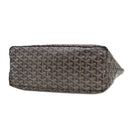 ゴヤール GOYARD サンルイPM AMALOUISPM01 ブラック PVCコーティングキャンバス ゴヤールディンキャンバス シュヴロッシュカーフスキン トートバッグ ヘリンボーン 黒 リバーシブル