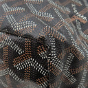ゴヤール GOYARD サンルイPM AMALOUISPM01 ブラック PVCコーティングキャンバス ゴヤールディンキャンバス シュヴロッシュカーフスキン トートバッグ ヘリンボーン 黒 リバーシブル