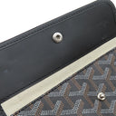 ゴヤール GOYARD サンルイPM AMALOUISPM01 ブラック PVCコーティングキャンバス ゴヤールディンキャンバス シュヴロッシュカーフスキン トートバッグ ヘリンボーン 黒 リバーシブル