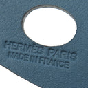エルメス HERMES パドック シュバル ブルーアトール ヴォースイフト バッグチャーム 水色 馬モチーフ