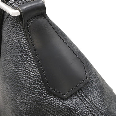 ルイヴィトン LOUIS VUITTON ミック MM N41106 ダミエグラフィット レザー ダミエグラフィットキャンバス ショルダーバッグ シルバー金具 黒 メッセンジャーバッグ