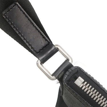 ルイヴィトン LOUIS VUITTON ミック MM N41106 ダミエグラフィット レザー ダミエグラフィットキャンバス ショルダーバッグ シルバー金具 黒 メッセンジャーバッグ