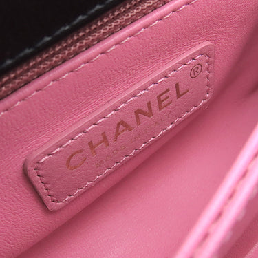 シャネル CHANEL ココハンドル XXS AS2215 ブラック ラムスキン 2WAYバッグ ゴールド金具 トップハンドル 黒 ショルダーバッグ