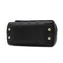 シャネル CHANEL ココハンドル XXS AS2215 ブラック ラムスキン 2WAYバッグ ゴールド金具 トップハンドル 黒 ショルダーバッグ