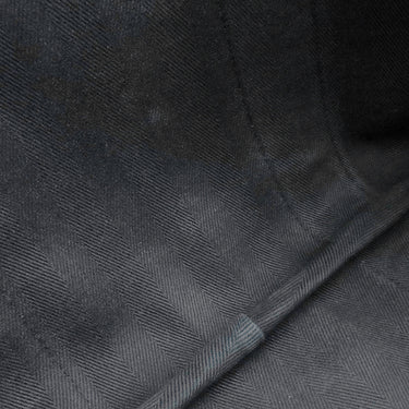 エルメス HERMES ヴァルパライソ MM ブラック トワルシェブロン レザー ハンドバッグ シルバー金具 黒 ポーチ欠品