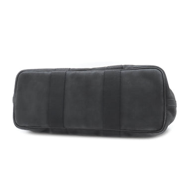 エルメス HERMES ヴァルパライソ MM ブラック トワルシェブロン レザー ハンドバッグ シルバー金具 黒 ポーチ欠品