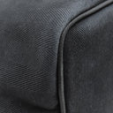 エルメス HERMES ヴァルパライソ MM ブラック トワルシェブロン レザー ハンドバッグ シルバー金具 黒 ポーチ欠品