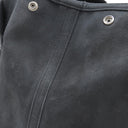 エルメス HERMES ヴァルパライソ MM ブラック トワルシェブロン レザー ハンドバッグ シルバー金具 黒 ポーチ欠品