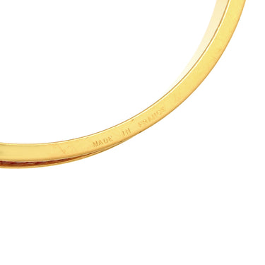 エルメス HERMES ケリーバングル レッドXゴールド GP リザード バングル ゴールド金具 カデナチャーム