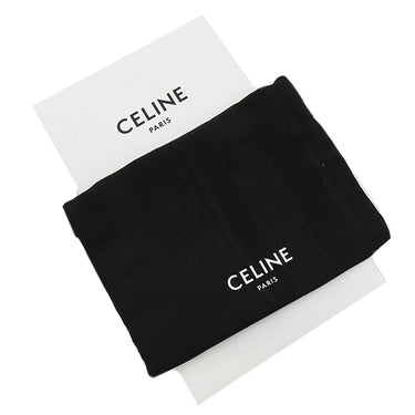 セリーヌ CELINE トリオンフ ジップ ウォレット ナチュラル×タン キャンバス レザー 長財布 ゴールド金具 ラウンドファスナー
