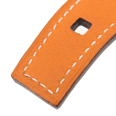 エルメス HERMES パドック シュバル ホースシュー オレンジ ヴォースイフト バッグチャーム 馬蹄