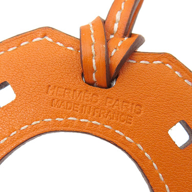 エルメス HERMES パドック シュバル ホースシュー オレンジ ヴォースイフト バッグチャーム 馬蹄