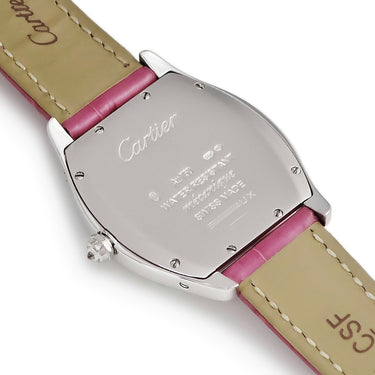 腕時計 カルティエ Cartier トーチュ MM WA501009 手巻き レディース K18WG無垢 純正ダイヤ トノウ ローマン 青針 ギョウシェ