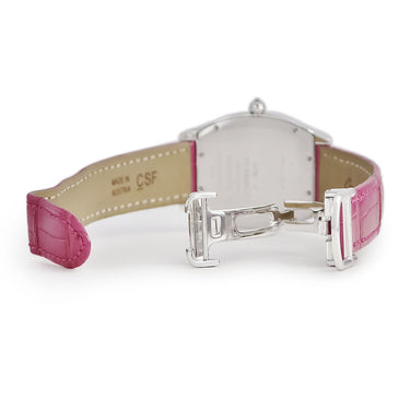 腕時計 カルティエ Cartier トーチュ MM WA501009 手巻き レディース K18WG無垢 純正ダイヤ トノウ ローマン 青針 ギョウシェ