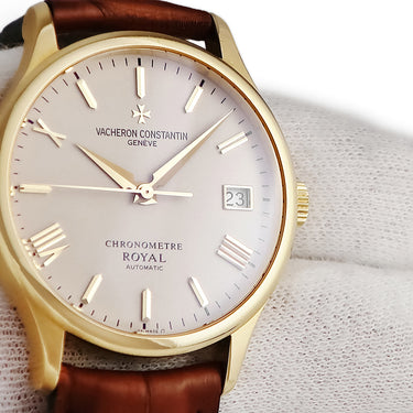 腕時計 ヴァシュロン・コンスタンタン VACHERON CONSTANTIN パトリモニー クロノメーター ロワイヤル 47022/000J-8654 自動巻き メンズ K18YG無垢