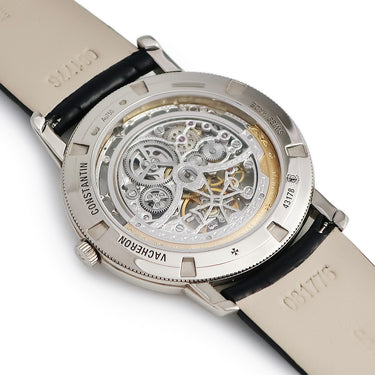 腕時計 ヴァシュロン・コンスタンタン VACHERON CONSTANTIN トラディショナル スケルトン 43178/000G-9393 自動巻き メンズ 未使用 K18WG無垢