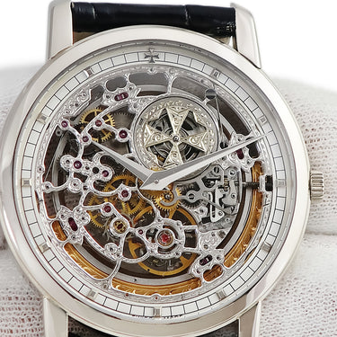 腕時計 ヴァシュロン・コンスタンタン VACHERON CONSTANTIN トラディショナル スケルトン 43178/000G-9393 自動巻き メンズ 未使用 K18WG無垢