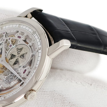 腕時計 ヴァシュロン・コンスタンタン VACHERON CONSTANTIN トラディショナル スケルトン 43178/000G-9393 自動巻き メンズ 未使用 K18WG無垢